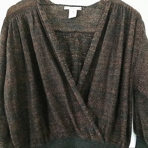 Nanette Lepour Metallic Sweater